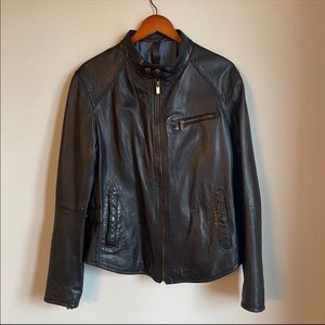 Massimo Dutti Leather Jacket